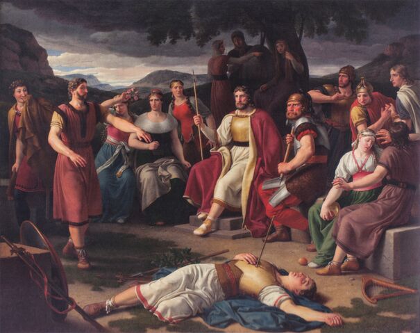 File:The Gods gather around a dead Baldr.jpg