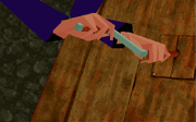 Crank being used