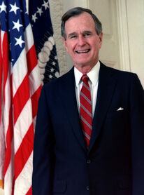 George H. W. Bush, President of the United States, 1989 official portrait