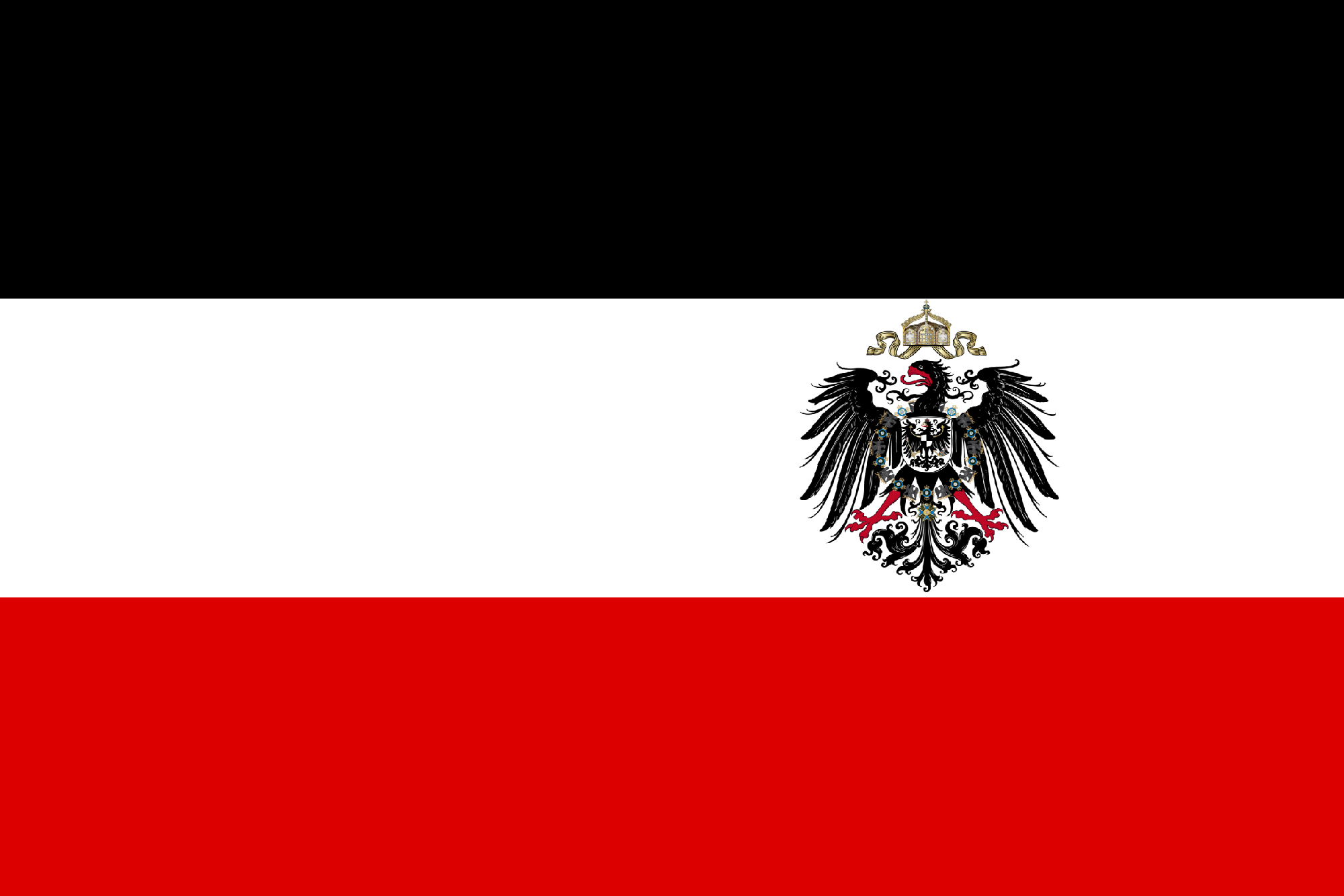 Resultado de imagen de alemania bandera 1a guerra mundial