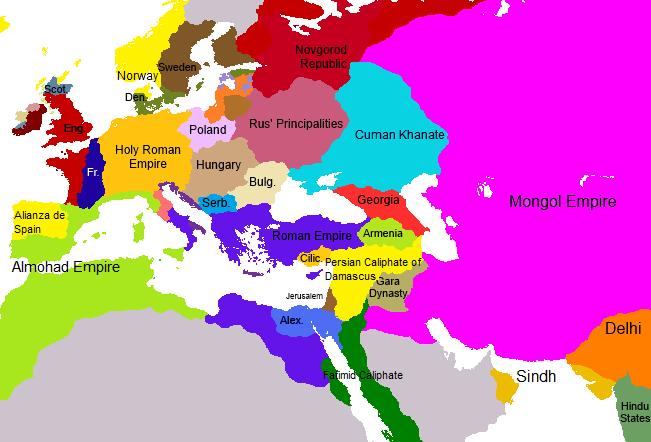 Map europe 3