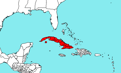 Cuba (Capital: La Habana).