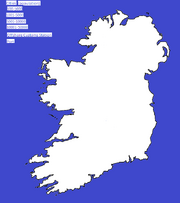Eire Map Template