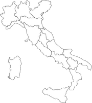 Italy States map