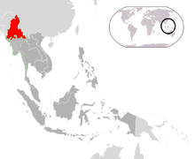 British Burma map