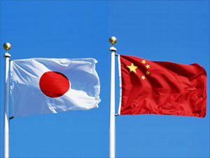 China japan flags web
