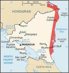 Mapa Miskito