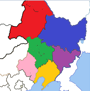 Divisons of Manchuria