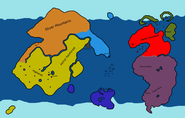 Krystalis Map Seven City States