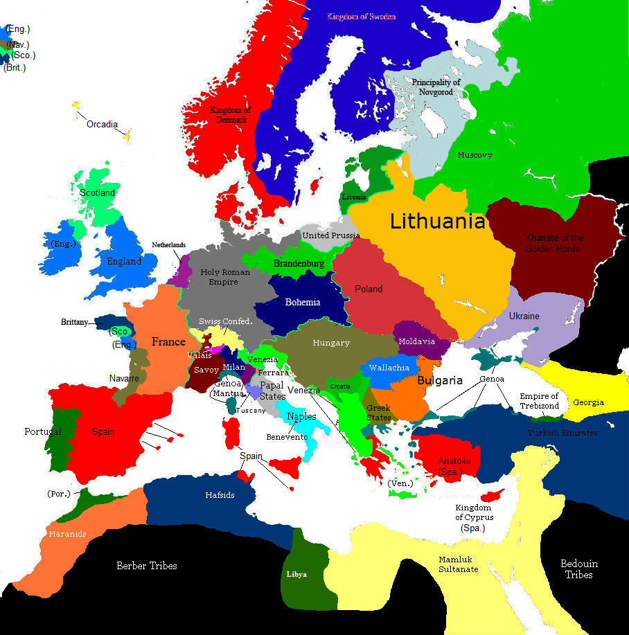 Europe 1430, 1430-1460 (Map Game) | Alternative History | FANDOM ...