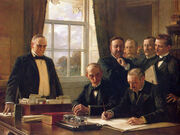 SigningofProtocolofPeaceUnitedStatesSpain1898