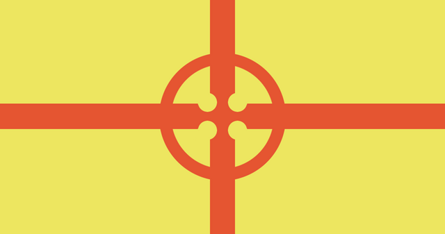 File:Cross flag yellow.png