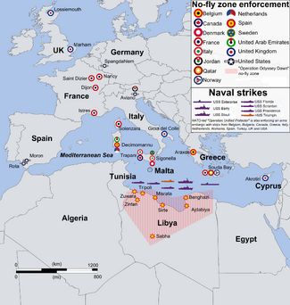 Coalition action against Libya