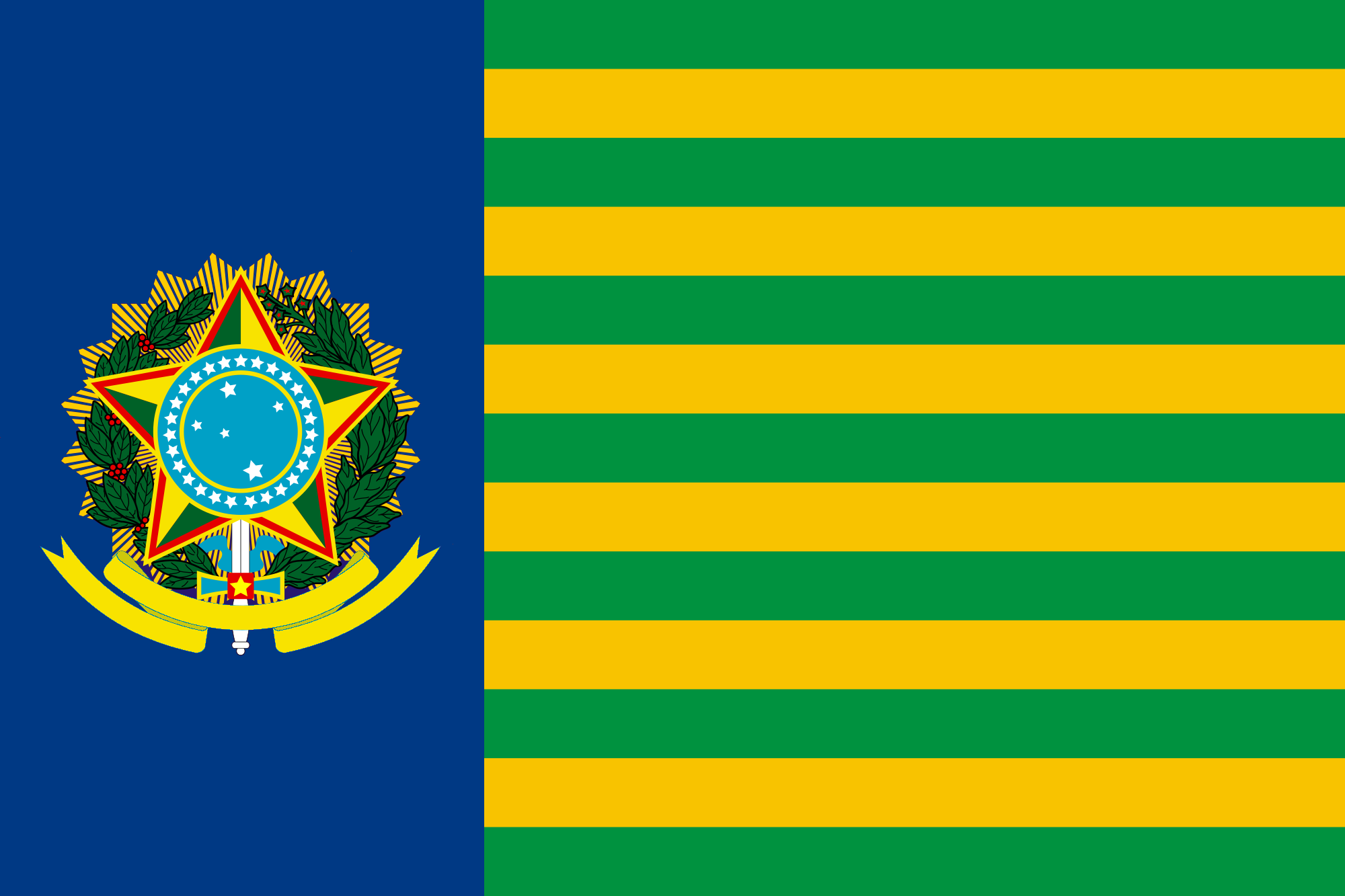 флаг герб бразилии
