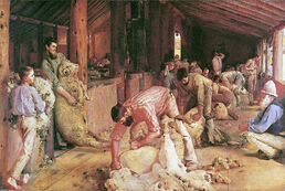 Tom Roberts - Shearing the Rams