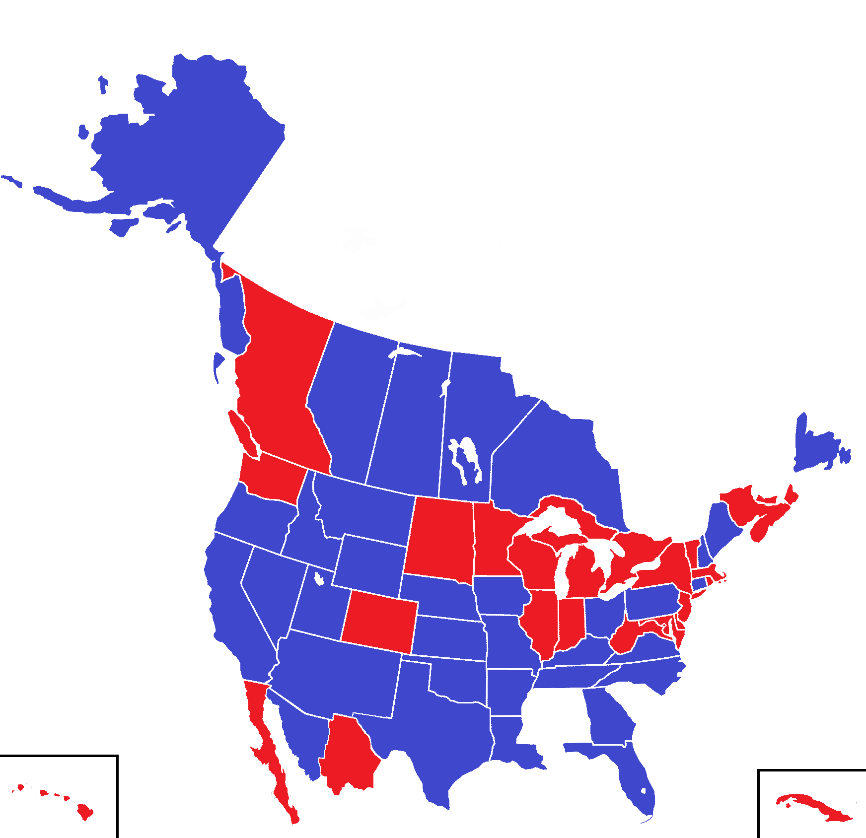 United States presidential election, 1972 (King of America
