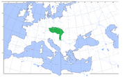 Alliance of five nations map