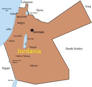 Mapa Transojordania Uganda Judía