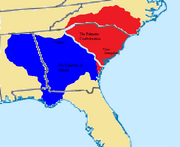 Political map of the mid-south coast
