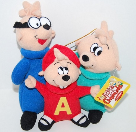 alvin and the chipmunks kurt adler plush alvin and the the chipmunk christmas song