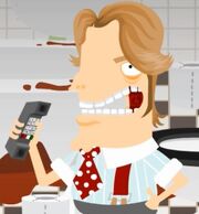 Dick with phone