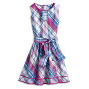 PlaidPartyDress girls