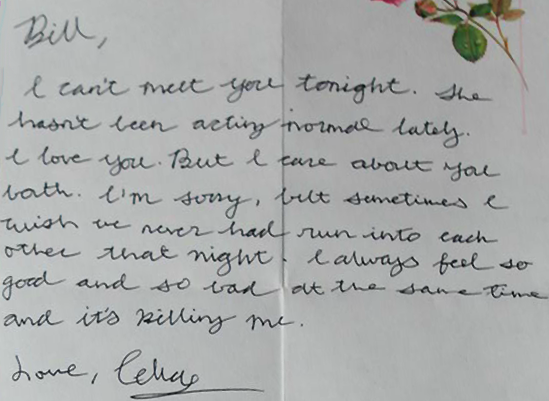 Celia love letter