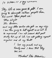 Michael Slobodian suicide letter