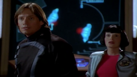 Yau and Dylan investigating Lee's murder