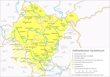 Ostfränkischer Sprachraum