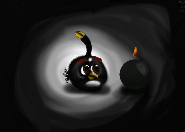 File:Black babby bird..jpg