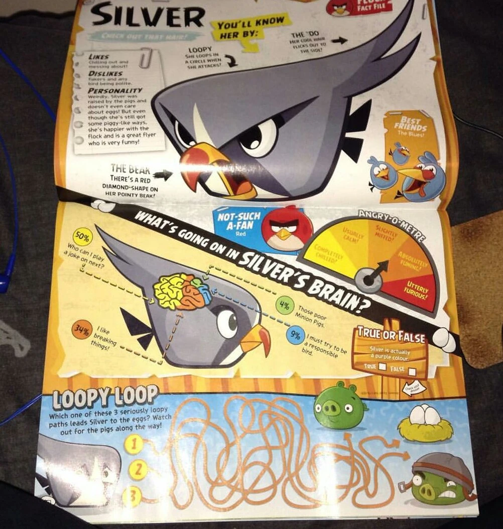 Image - Silver info.jpg | Angry Birds Wiki | FANDOM powered by Wikia