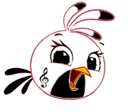 Treble clef bird