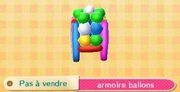 Armoire ballons