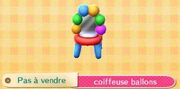 Coiffeuse ballons