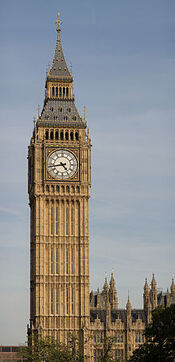 Torre del reloj - Palacio de Westminster.jpg