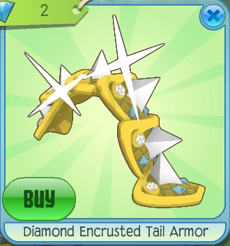 Diamond Encrusted Tail Armor | Animal Jam Wiki | FANDOM powered by Wikia