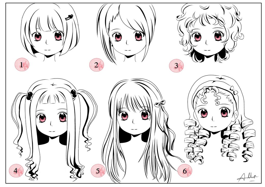 Image - Anime hair design by xhikarichanx-d5o10j7.jpg | Anime Arts Wiki
