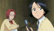 Chizuru and Mizuiro hiding
