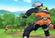 Naruto surprises Kakashi