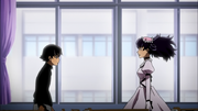 Minene interrogating Yukiteru