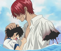 Shanks Saves Luffy
