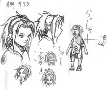 Sakura Haruno concept art