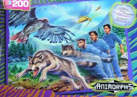 Marco wolf animorphs hasbro jigsaw puzzle