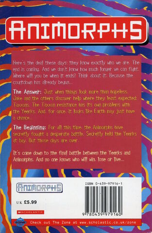 File:Animorphs 53 54 the answer the beginning UK back cover.jpg