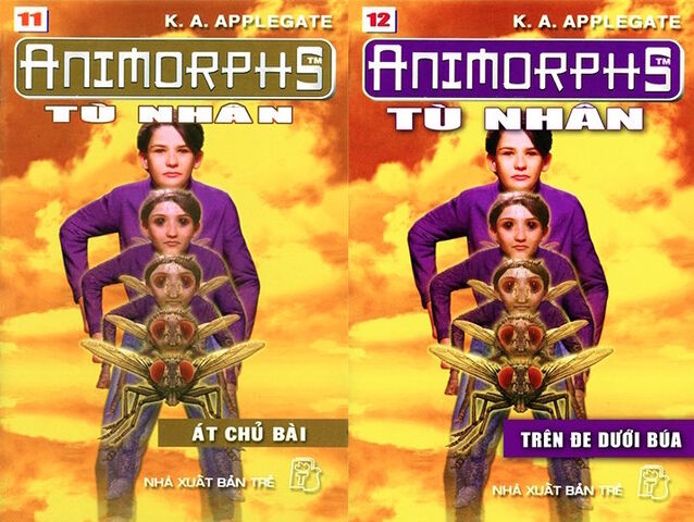 File:Animorphs 6 the capture Tù nhân vietnamese covers books 11 and 12.jpg