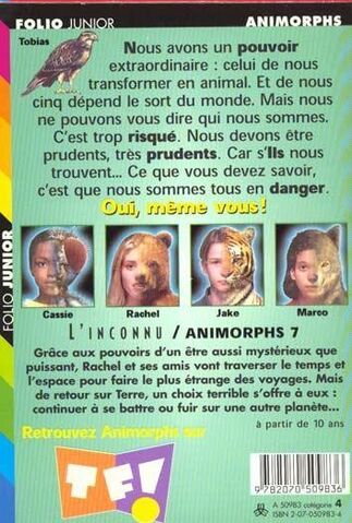 File:Animorphs 7 the stranger L inconnu french back cover.jpg