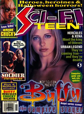 Starlog presents sci fi teen issue 3 november 1998 cover