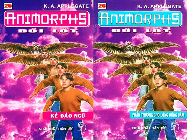File:Animorphs 13 the change Đổi lốt vietnamese covers books 25 and 26.jpg
