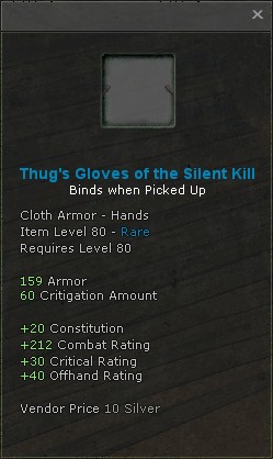 Thugs gloves of the silent kill